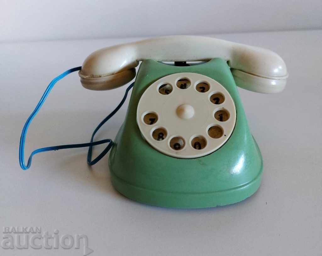 SOC CHILDREN'S PLASTIC TOY HOME PHONE WITH SOCA DISC