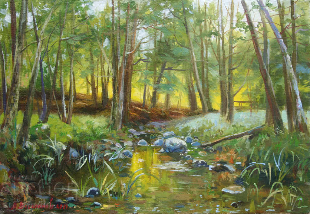 Горски пейзаж -масл бои с цена € 92.03 | 180.00 лв. Горски пейзаж -масл бои с цена € 92.03 | 180.00 лв.