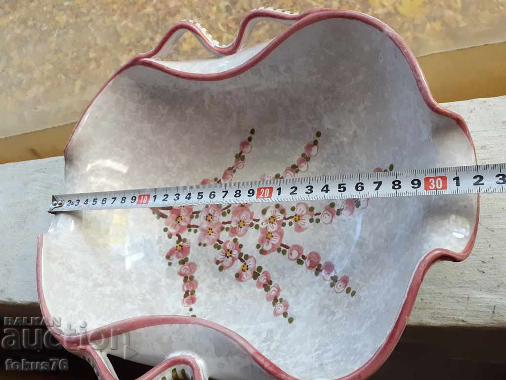 Delivery of Beautiful plateau of Italian ceramics Dip A Mano Delivery of Beautiful plateau of Italian ceramics Dip A Mano