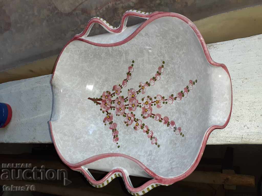 Beautiful plateau of Italian ceramics Dip A Mano - 5 Beautiful plateau of Italian ceramics Dip A Mano - 5