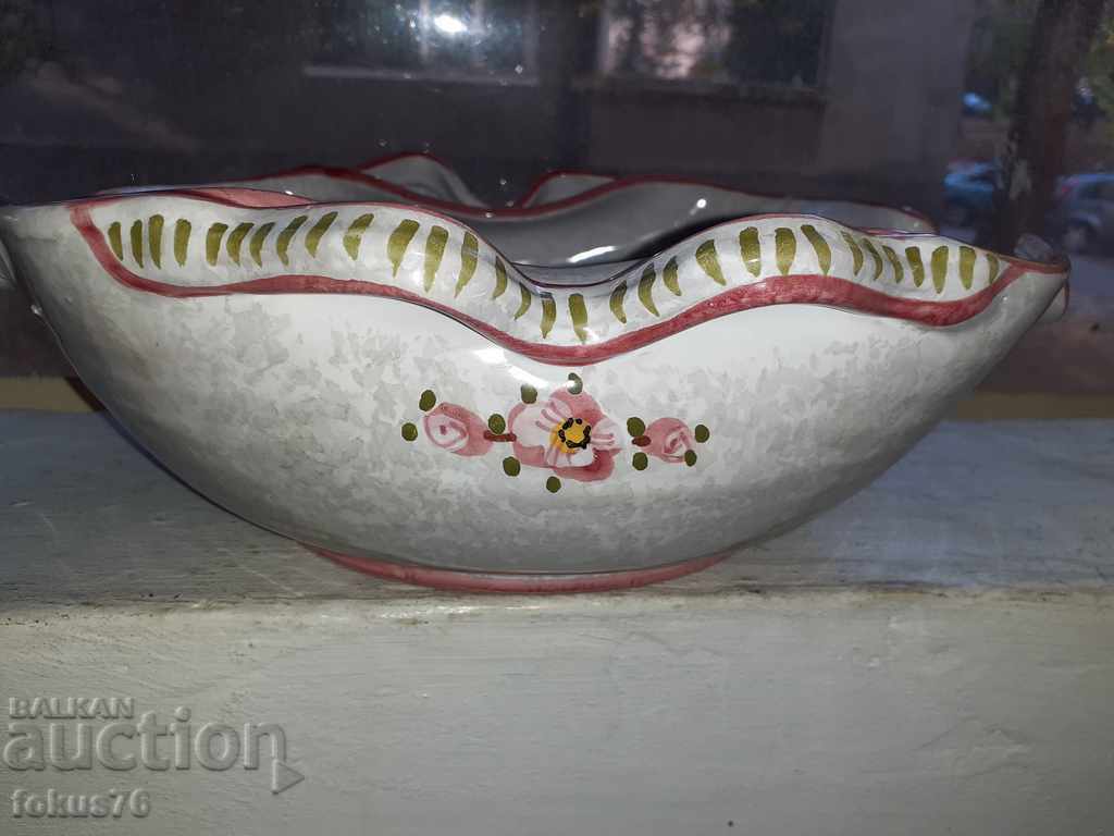 Beautiful plateau of Italian ceramics Dip A Mano - 7 Beautiful plateau of Italian ceramics Dip A Mano - 7