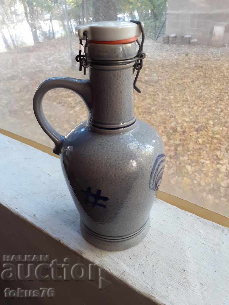 Large bottle of pottery with price 70.00 BGN | € 35.79 Large bottle of pottery with price 70.00 BGN | € 35.79