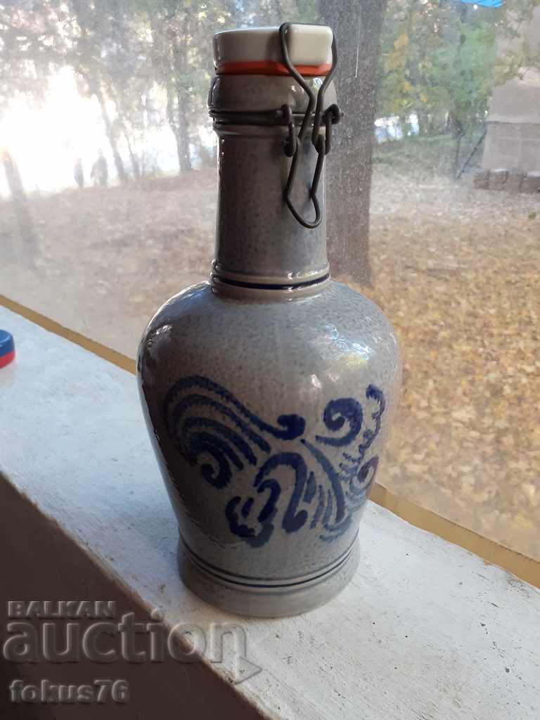 Large bottle of pottery