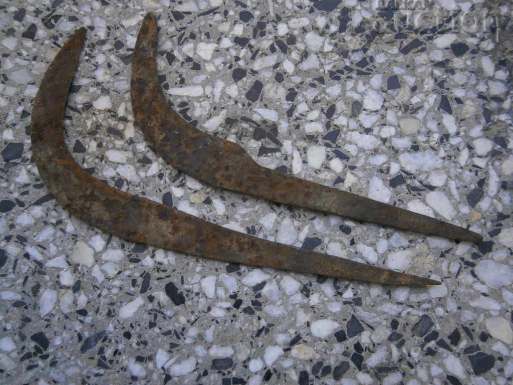 Auction antique kosher SMALL KNIFE hand forged lot Auction antique kosher SMALL KNIFE hand forged lot