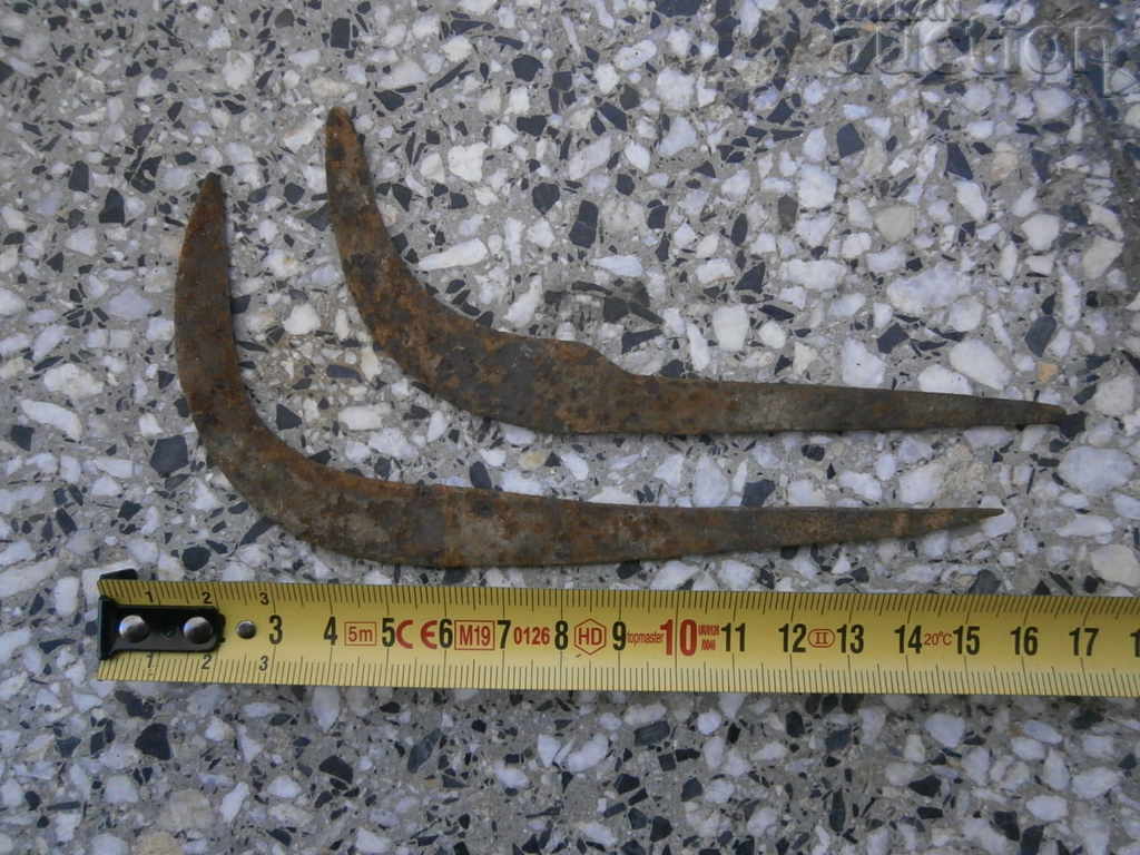 antique kosher SMALL KNIFE hand forged lot - 5 antique kosher SMALL KNIFE hand forged lot - 5