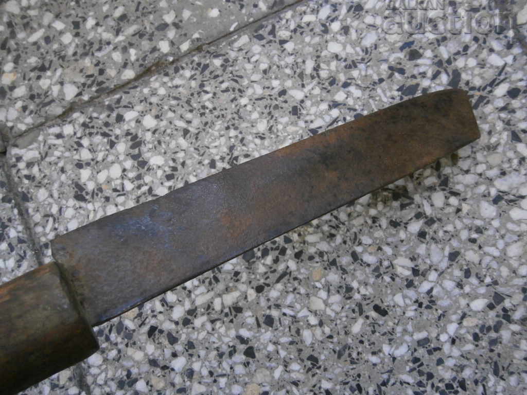Old forged KNIFE CUTTER blade, wrought iron - 6 Old forged KNIFE CUTTER blade, wrought iron - 6
