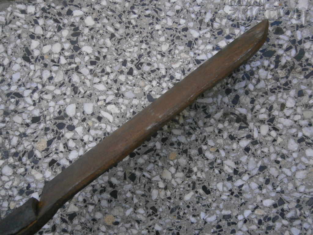 Old forged KNIFE CUTTER blade, wrought iron - 6 Old forged KNIFE CUTTER blade, wrought iron - 6