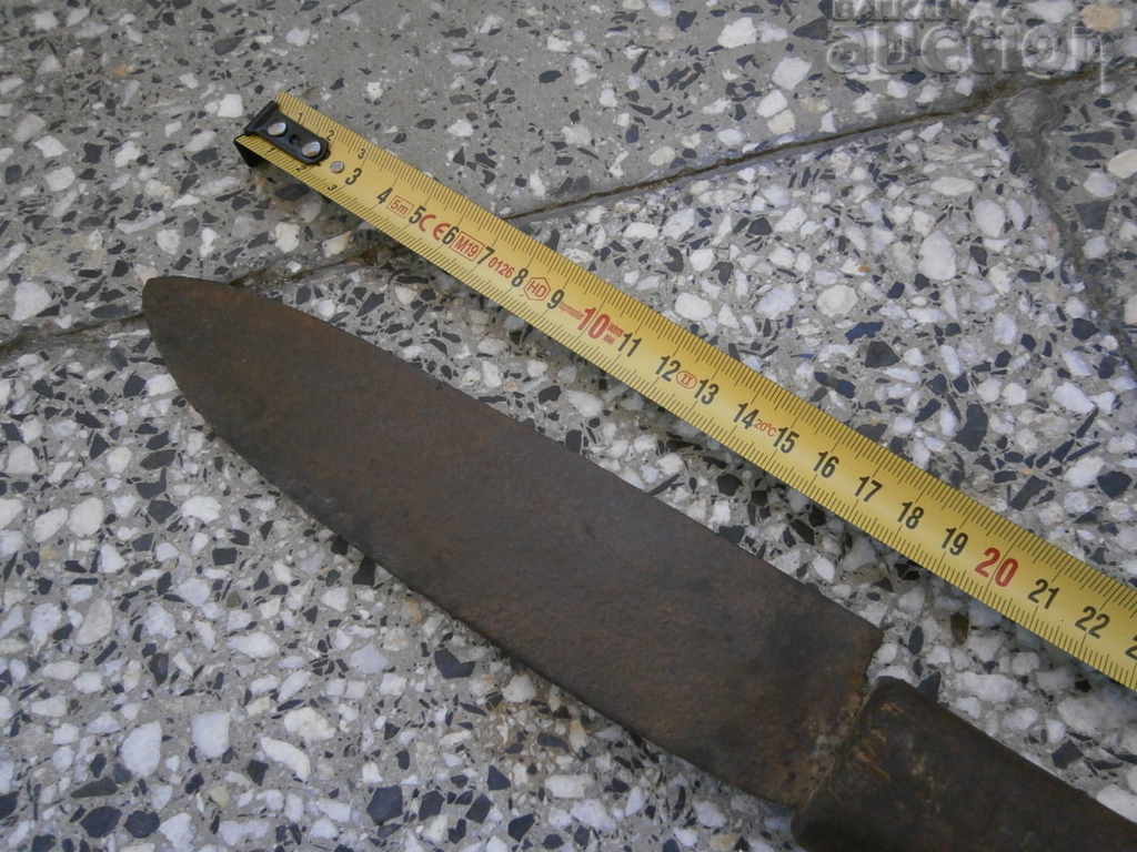 Old forged KNIFE CUTTER blade, wrought iron with price 31.00 BGN | € 15.85 Old forged KNIFE CUTTER blade, wrought iron with price 31.00 BGN | € 15.85