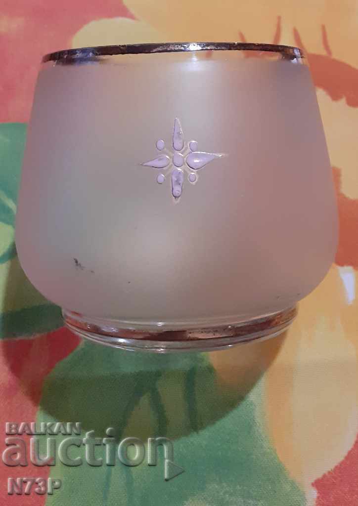 CANDLEHOLDER GLASS. HANDMADE. with price 7.00 BGN | € 3.58 CANDLEHOLDER GLASS. HANDMADE. with price 7.00 BGN | € 3.58