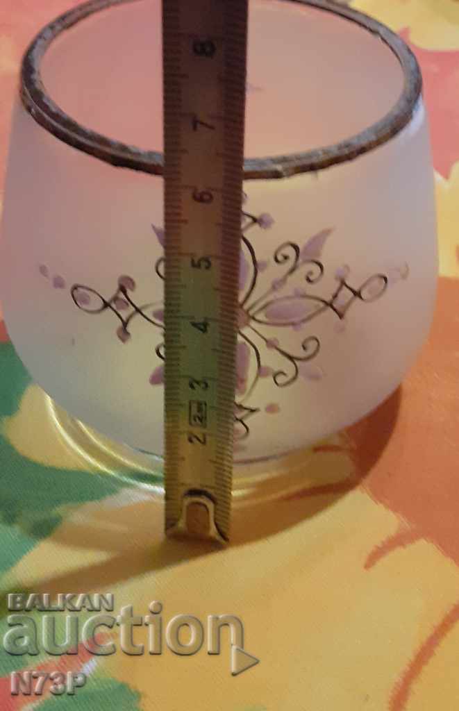 Delivery of CANDLEHOLDER GLASS. HANDMADE. Delivery of CANDLEHOLDER GLASS. HANDMADE.
