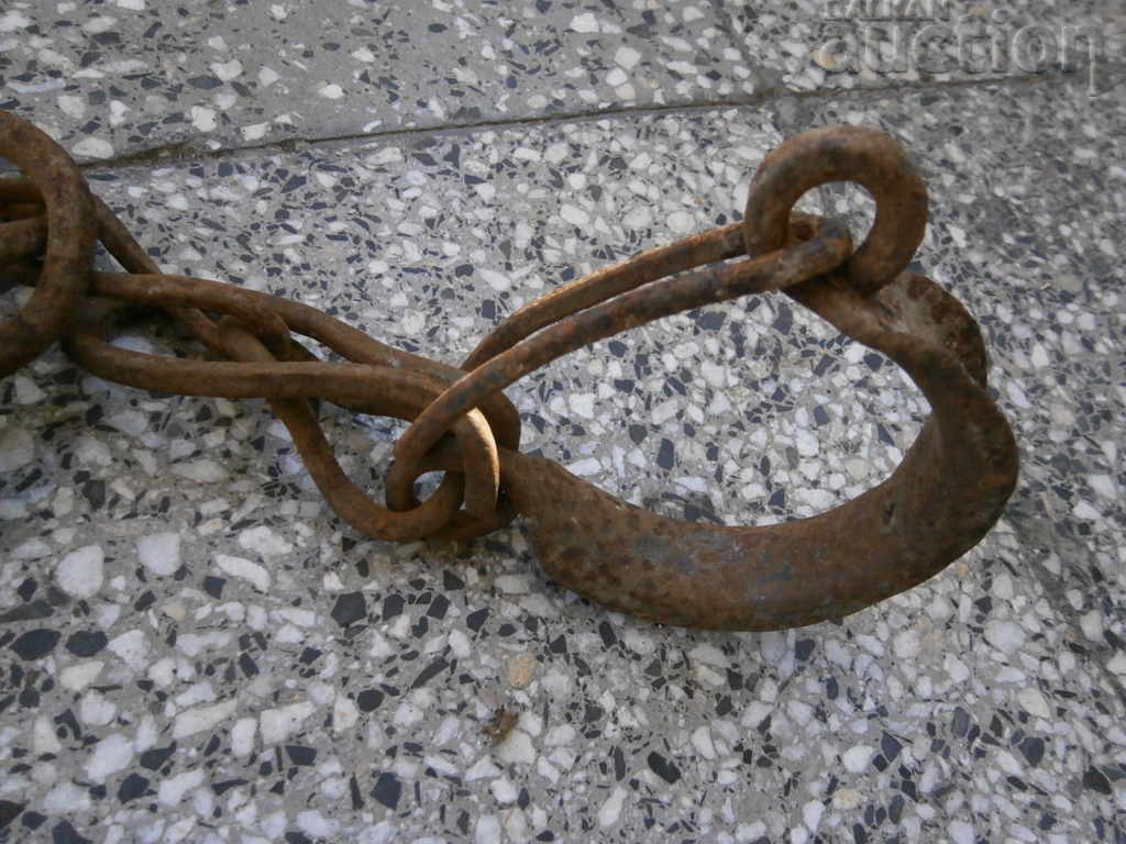 Old hand forged beads, chains, pranks, chains - 7 Old hand forged beads, chains, pranks, chains - 7