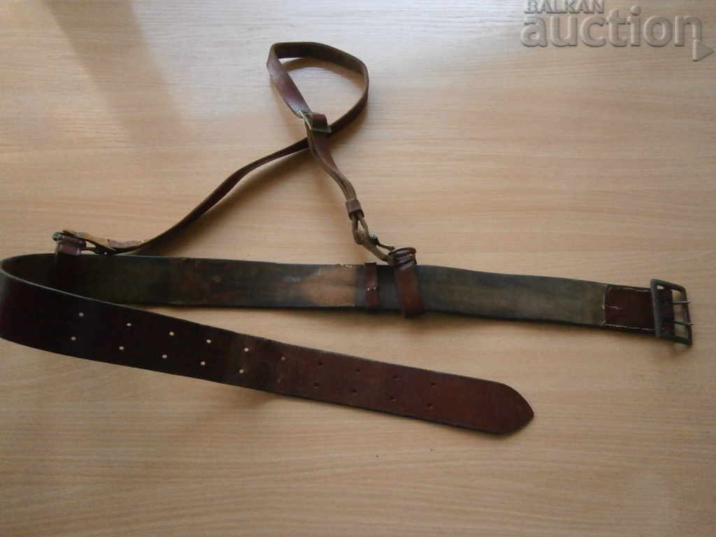 red staff officer's belt with protube - 5 red staff officer's belt with protube - 5