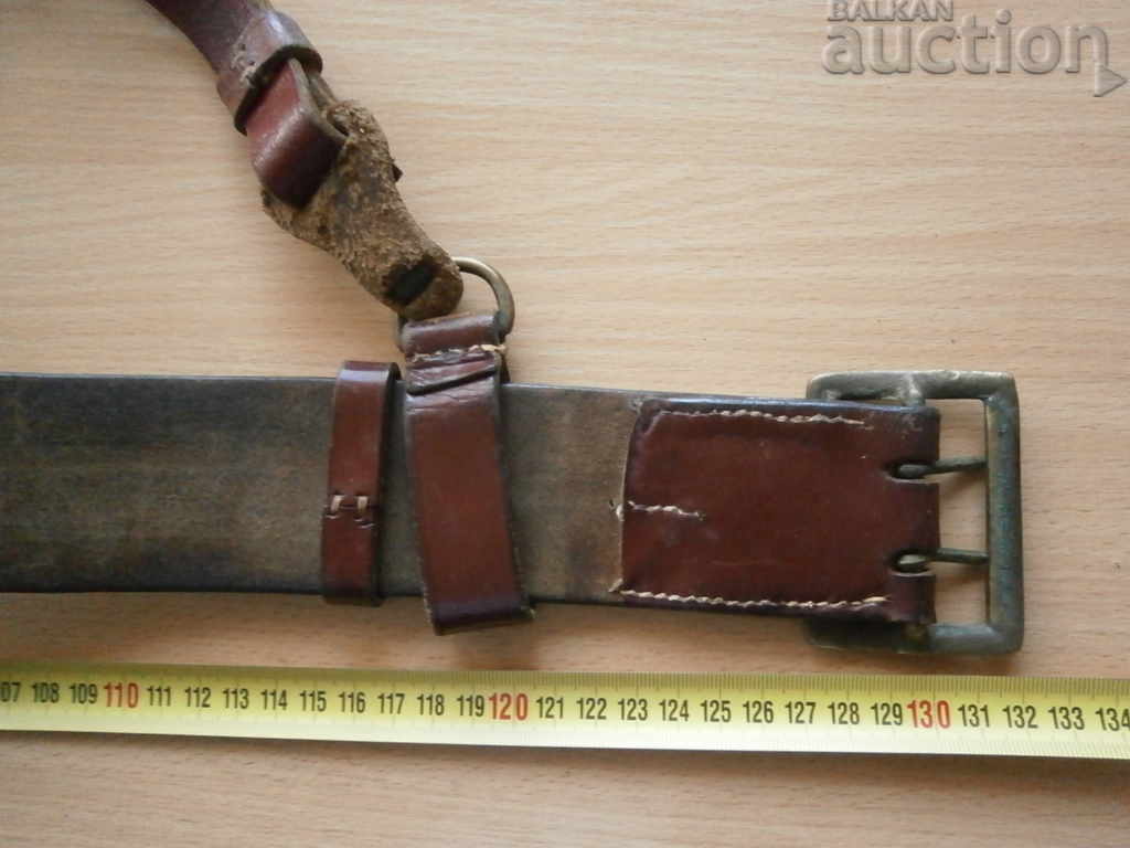 red staff officer's belt with protube - 7 red staff officer's belt with protube - 7