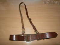 red staff officer's belt with protube