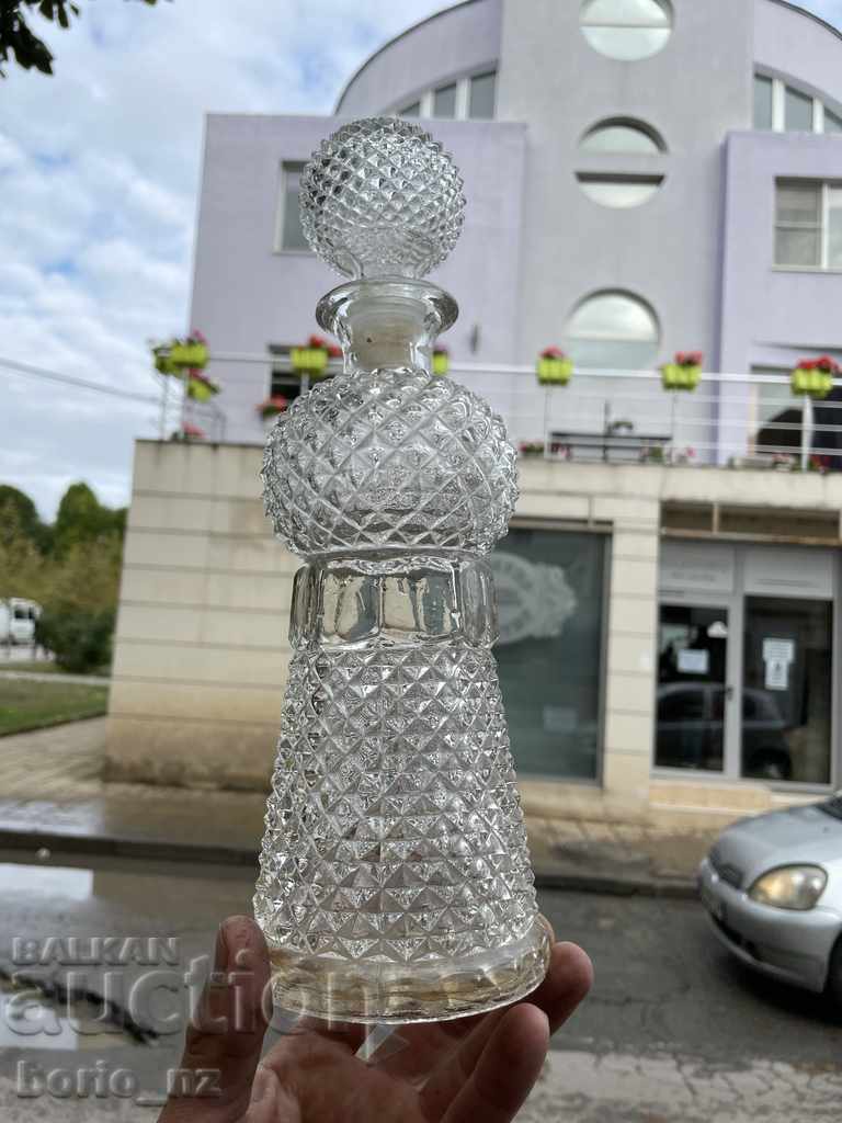 10737. OLD SERVICE GARAPHA AND GLASSES SOLID GLASS - 6 10737. OLD SERVICE GARAPHA AND GLASSES SOLID GLASS - 6