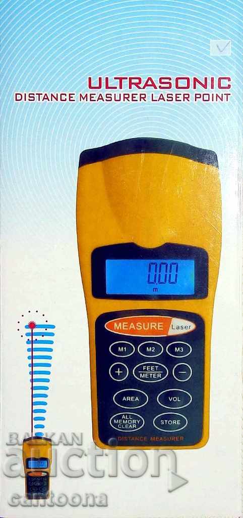 Bandă de măsurare cu ultrasunete cu țintire cu laser cu preț 26.98 BGN | € 13.79