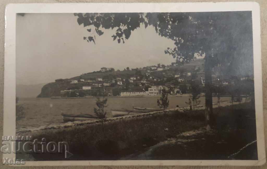 Стара пощенска картичка Охрид 1942 Македония