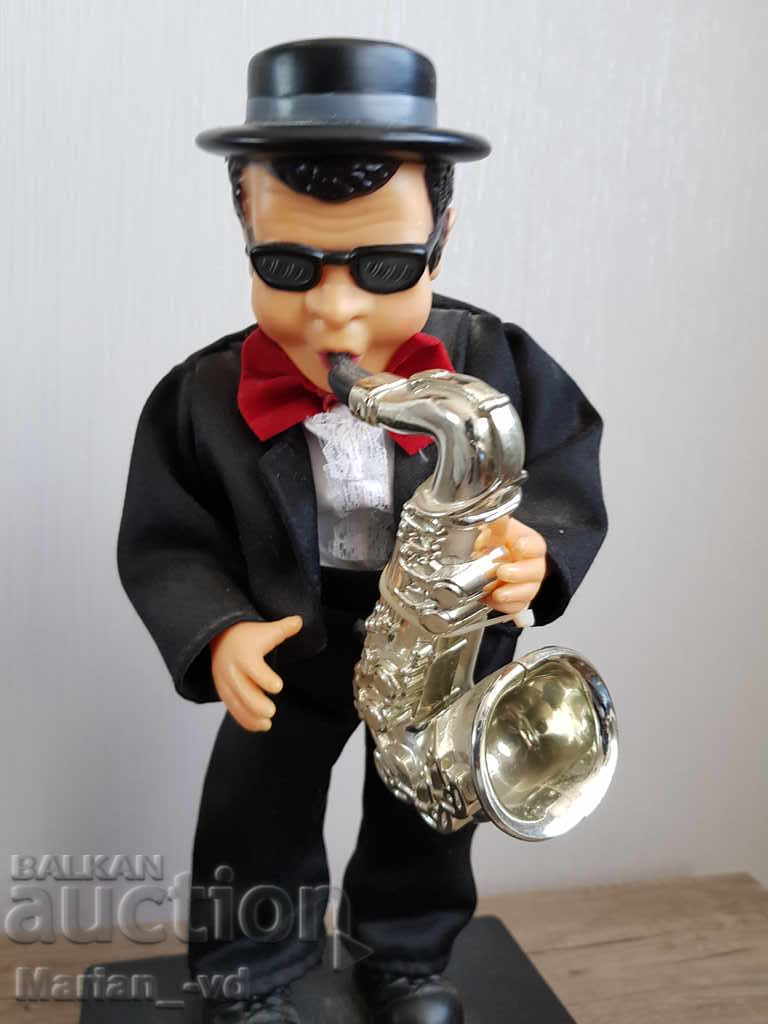 Jucărie veche alimentată cu baterii, jazzman cu preț 70.00 BGN | € 35.79