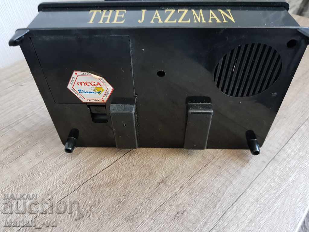 Jucărie veche alimentată cu baterii, jazzman - 5