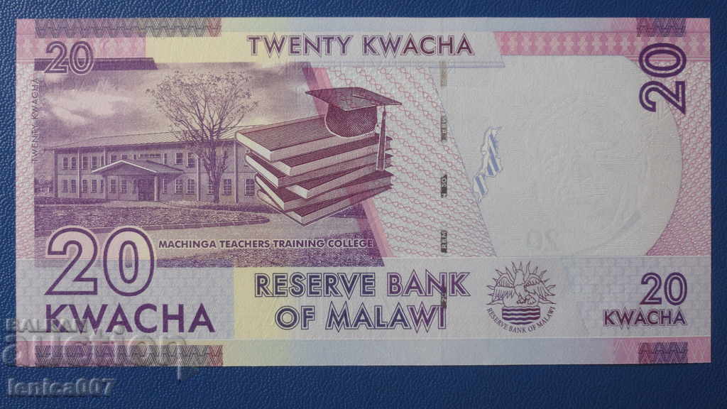 Malawi 2019 - 20 Kwacha UNC - 6