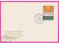 272177 / България FDC 1972 Асамблея на архитектите