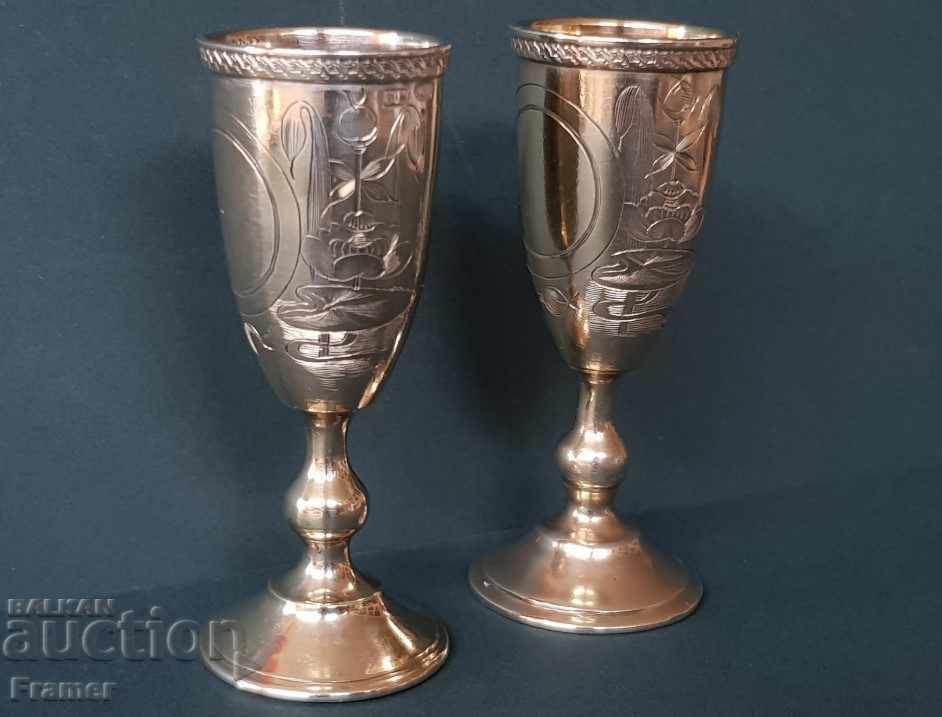 Livrarea CEAINIC Rus Moskva secolul al XIX-lea cești argint 84 cu AURIRE ceașcă Livrarea CEAINIC Rus Moskva secolul al XIX-lea cești argint 84 cu AURIRE ceașcă