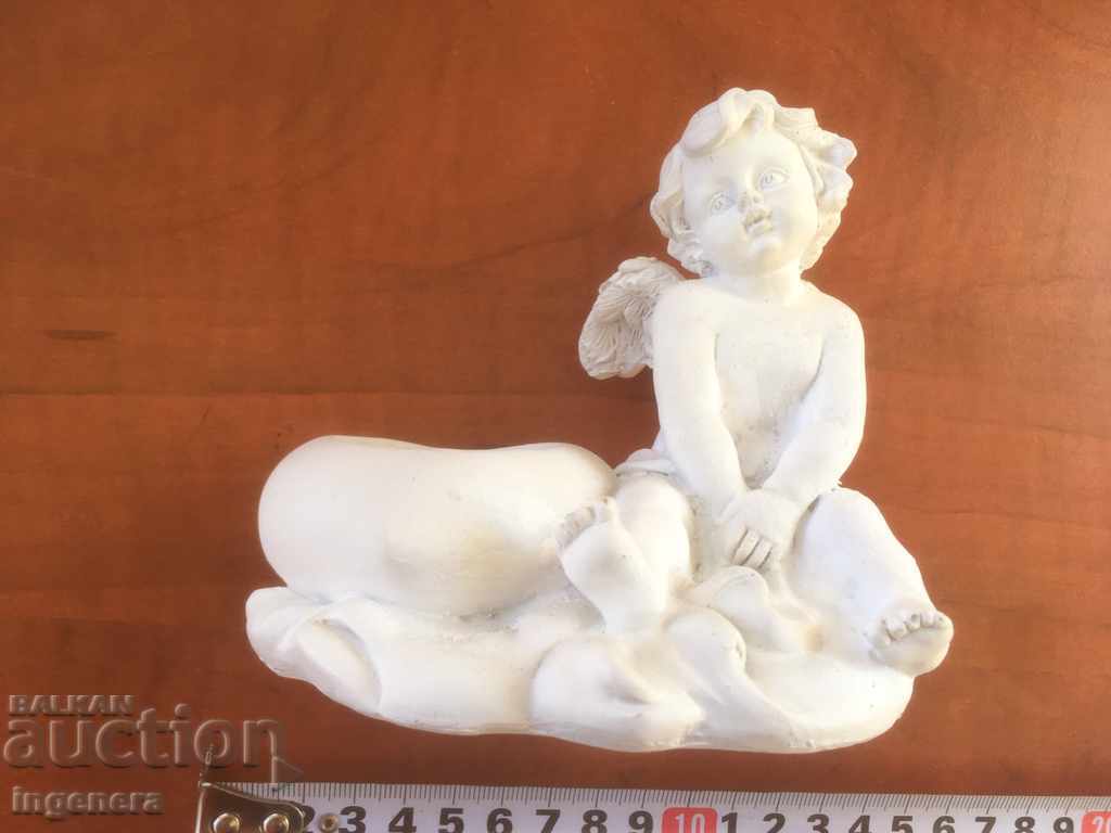 Auction CANDLEHOLDER ANGEL POLYRESIN NEW Auction CANDLEHOLDER ANGEL POLYRESIN NEW