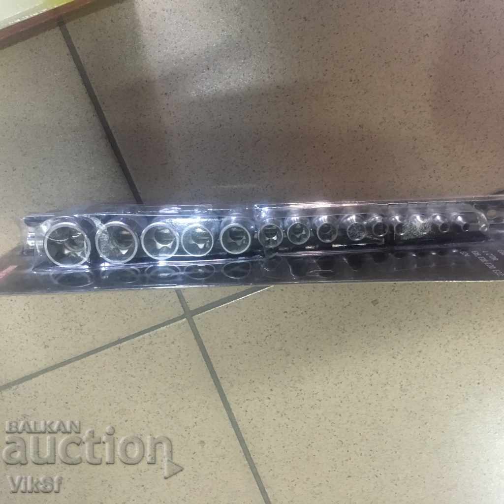 Set of inserts Jewish star 1/4, 3/8, 1/2, from E4 to E24 with price 45.50 BGN | € 23.26 Set of inserts Jewish star 1/4, 3/8, 1/2, from E4 to E24 with price 45.50 BGN | € 23.26