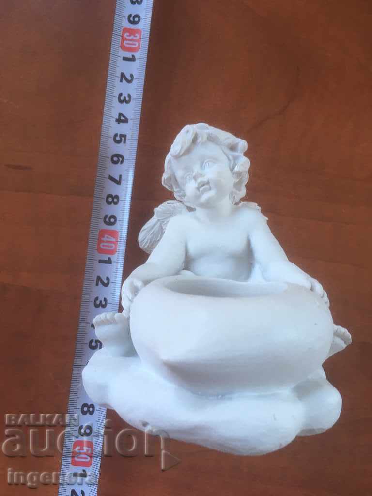 SUPPORT LUMANARE ANGEL POLIRESINA NOU cu preț 5.60 BGN | € 2.86