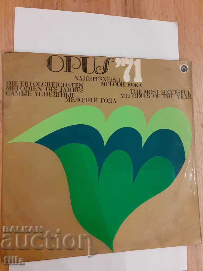 Placă, OPUS '71, Mono 90 13 0138 H