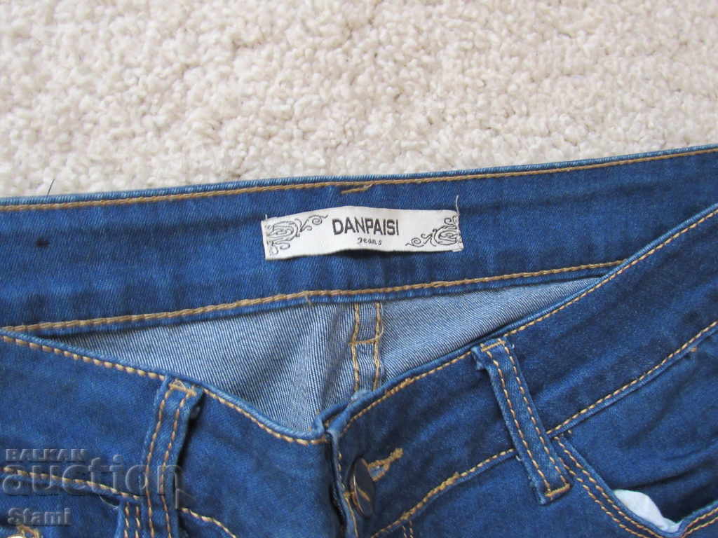 Licitație Blugi slim dama indigo DANPAISI, marimea 30
