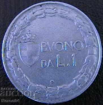 1 lira 1924, Italy with price 3.99 BGN | € 2.04 1 lira 1924, Italy with price 3.99 BGN | € 2.04