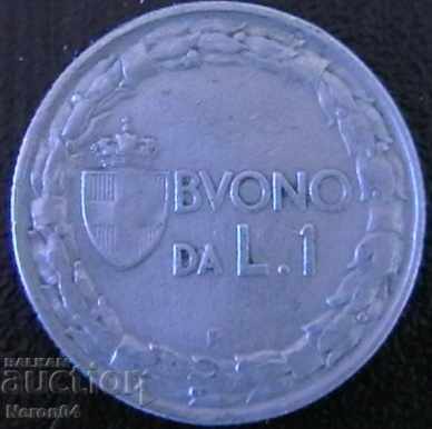 1 lira 1923, Italy with price 3.99 BGN | € 2.04 1 lira 1923, Italy with price 3.99 BGN | € 2.04