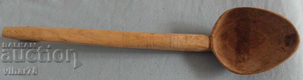 Auction old wooden spoon Auction old wooden spoon