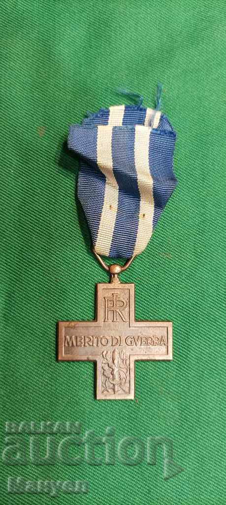 Auction  I am selling an old Italian military medal "For Merit" - PSV