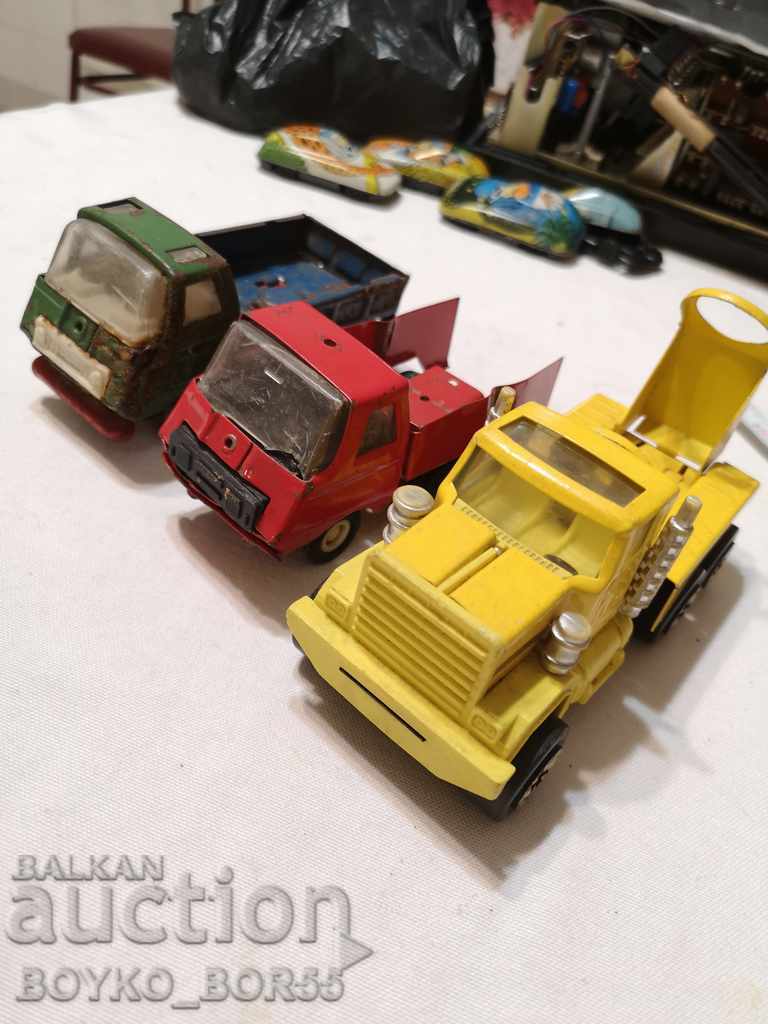 Three Old Metal Toys Cars Trucks Strollers with price 49.00 BGN | € 25.05 Three Old Metal Toys Cars Trucks Strollers with price 49.00 BGN | € 25.05