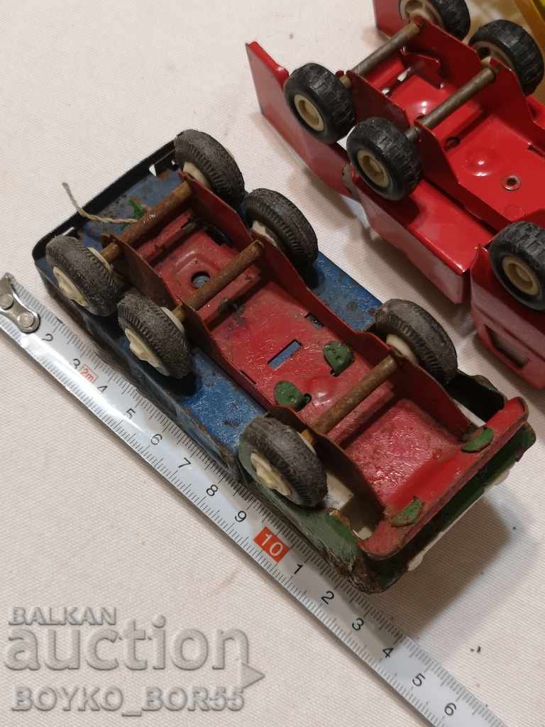Delivery of Three Old Metal Toys Cars Trucks Strollers Delivery of Three Old Metal Toys Cars Trucks Strollers
