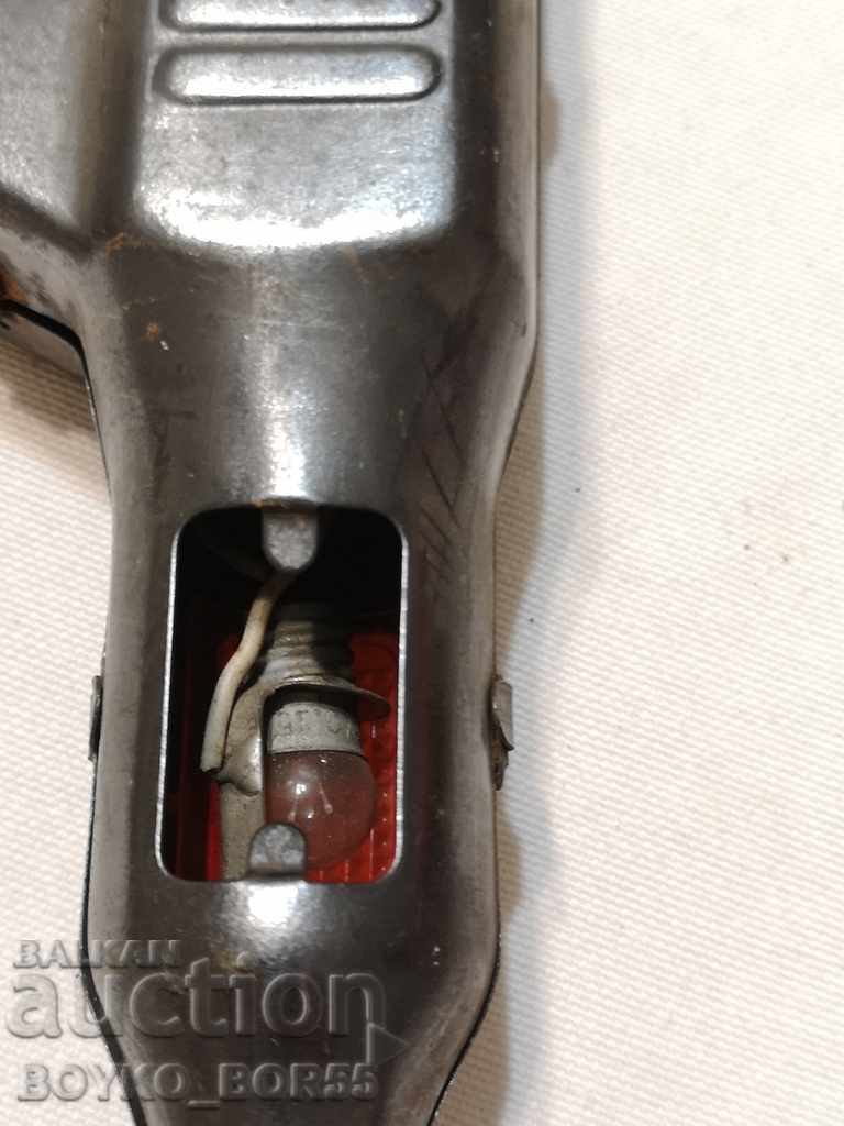 Delivery of Old Big Russian Metal Toy Weapon Automatic