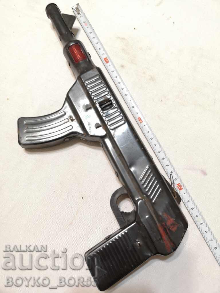 Old Big Russian Metal Toy Weapon Automatic