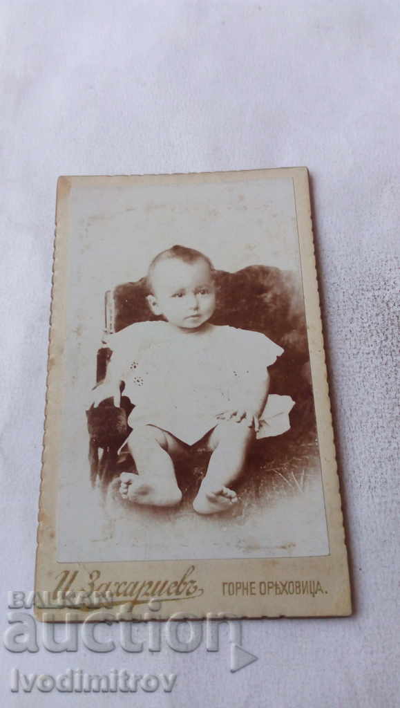 Foto Băiat 1898 Carton