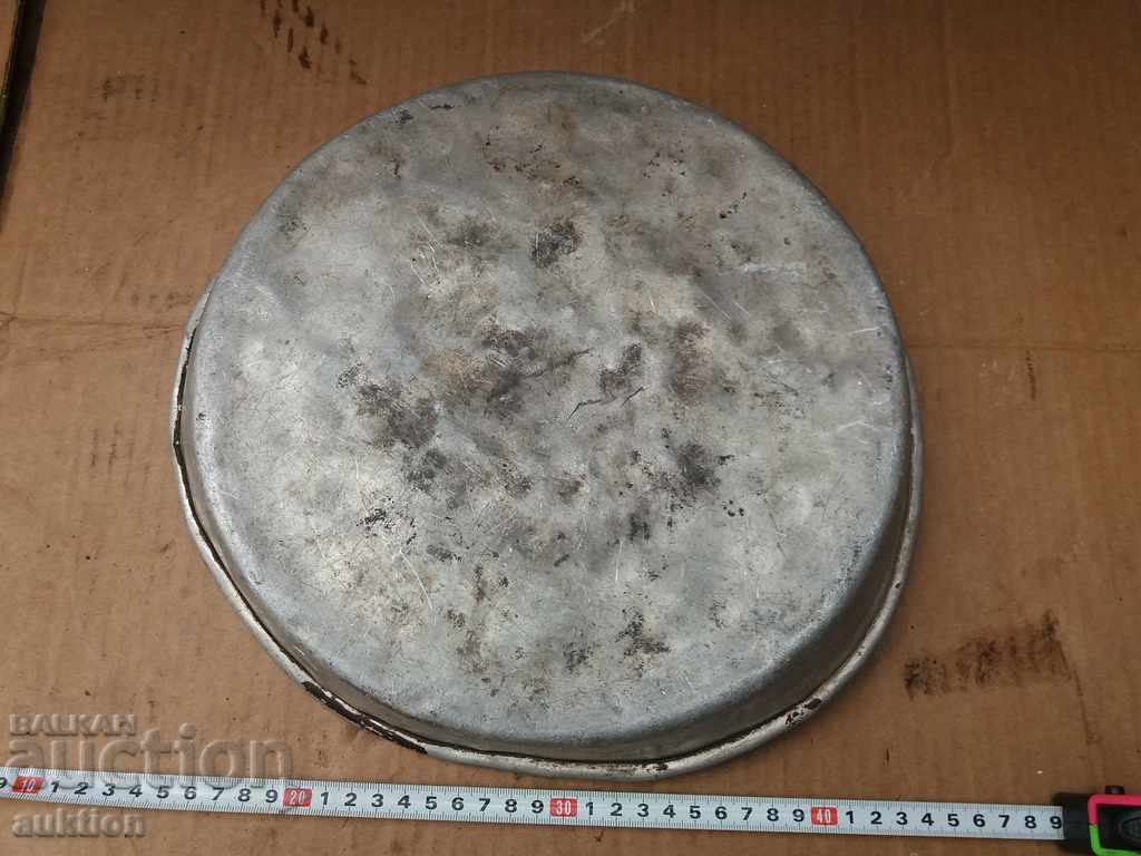 ΠΑΛΙΟΣ ΤΑΨΙ ΑΛΟΥΜΙΝΙΟΥ ΓΙΑ ΠΙΤΑ, ΤΟΥΡΤΕΣ - 5