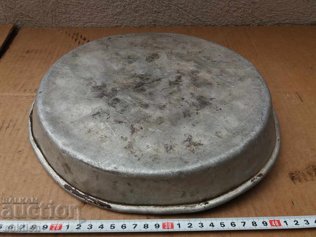 ΠΑΛΙΟΣ ΤΑΨΙ ΑΛΟΥΜΙΝΙΟΥ ΓΙΑ ΠΙΤΑ, ΤΟΥΡΤΕΣ - 6