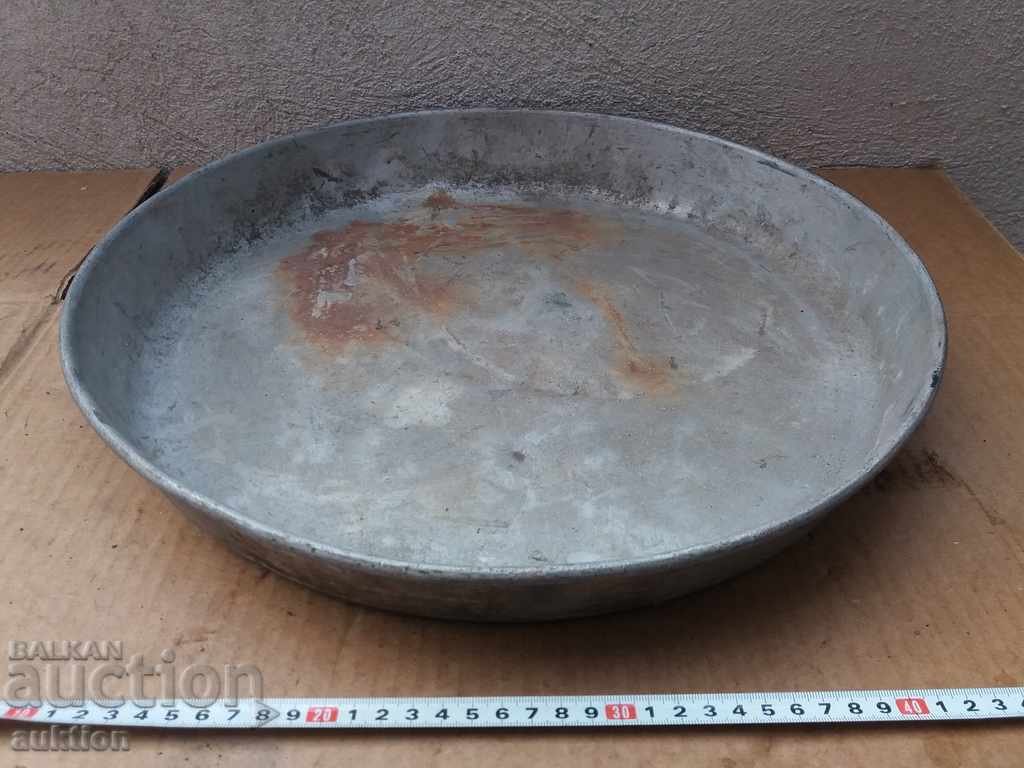 Δημοπρασία ΠΑΛΙΟ ΜΕΓΑΛΟ ΤΑΨΙ ΑΛΟΥΜΙΝΙΟΥ ΓΙΑ ΠΙΤΑ, ΤΟΥΡΤΕΣ ΚΛΠ.