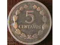 5 cents 1987, El Salvador