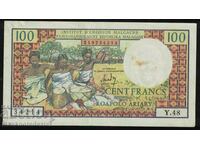 Madagascar 100 Franci 1966 Pick 57a Ref 4214