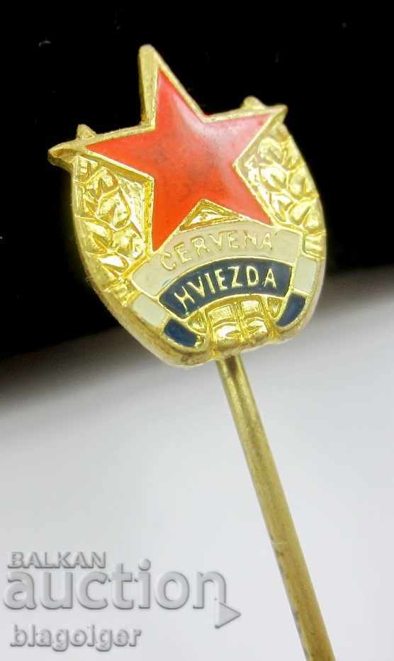 Delivery of OLD FOOTBALL BADGE-FC RUDA HVEZDA-RED STAR-CZECH REPUBLIC Delivery of OLD FOOTBALL BADGE-FC RUDA HVEZDA-RED STAR-CZECH REPUBLIC