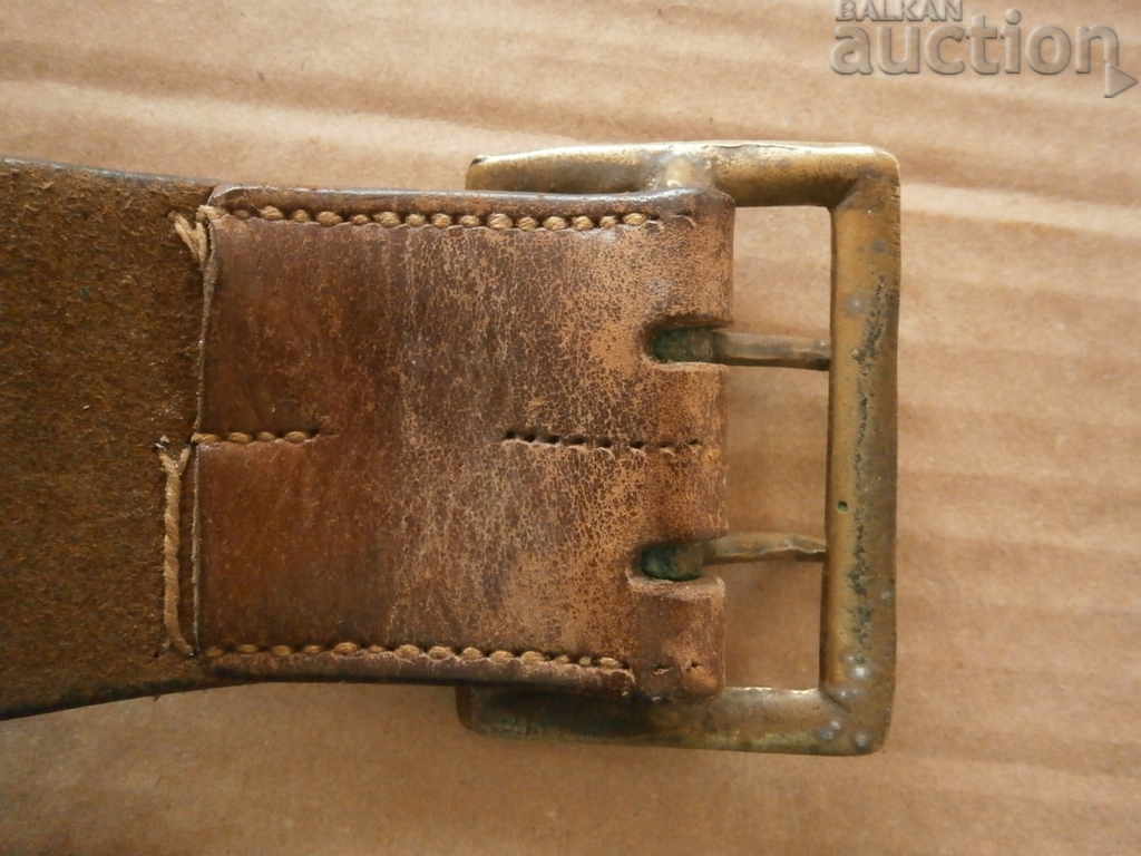 brown combat officer's belt with protube - 6