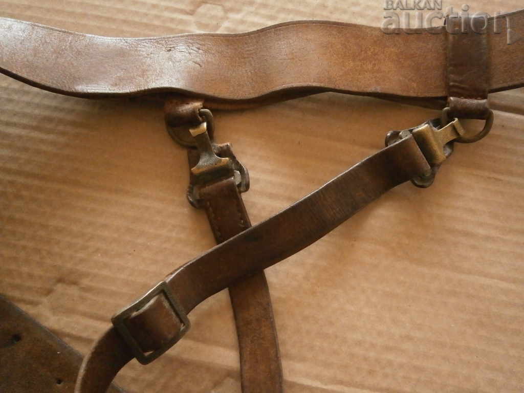 brown combat officer's belt with protube - 7