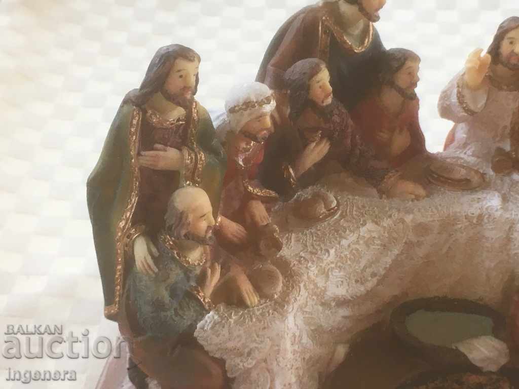 Livrarea STATUETĂ SCULPTURĂ FIGURINĂ-CRĂCIUN CINA CEA DE TAINĂ NOU