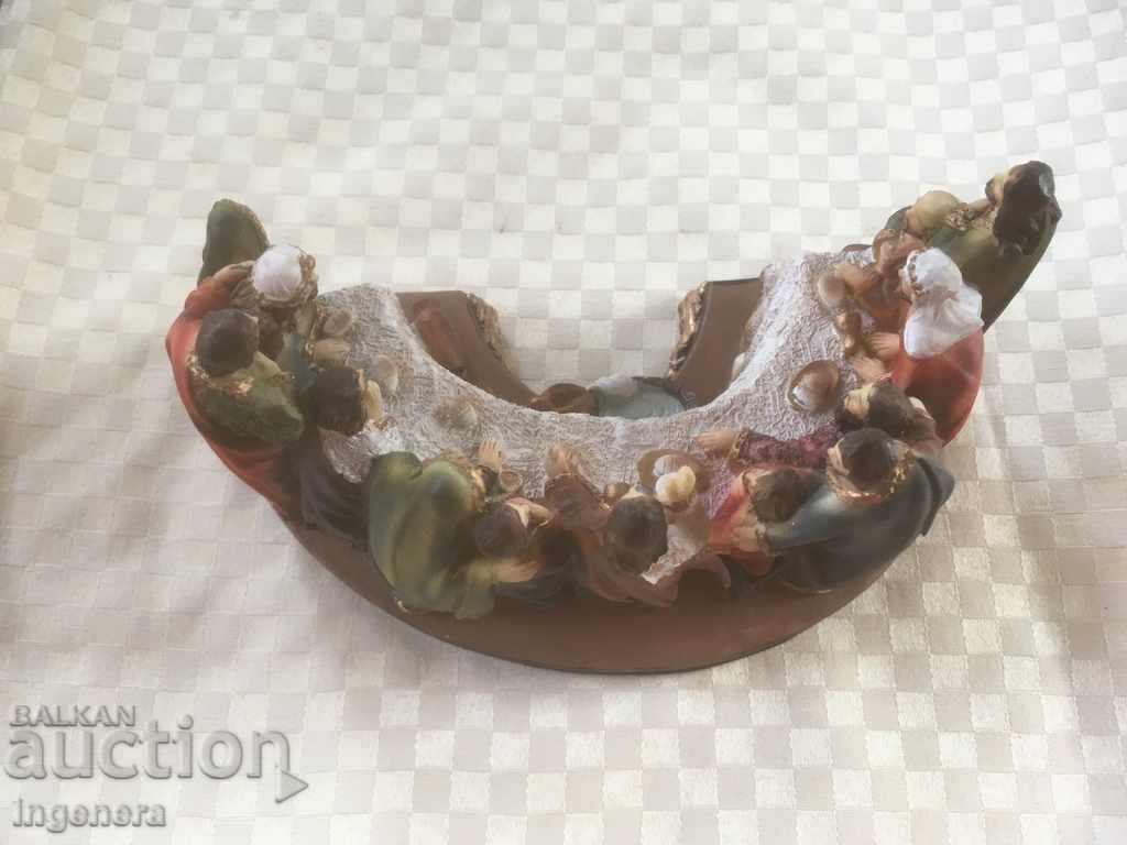 STATUTE SCULPTURE FIGURE-CHRISTMAS THE SECRET DINNER NEW - 6 STATUTE SCULPTURE FIGURE-CHRISTMAS THE SECRET DINNER NEW - 6